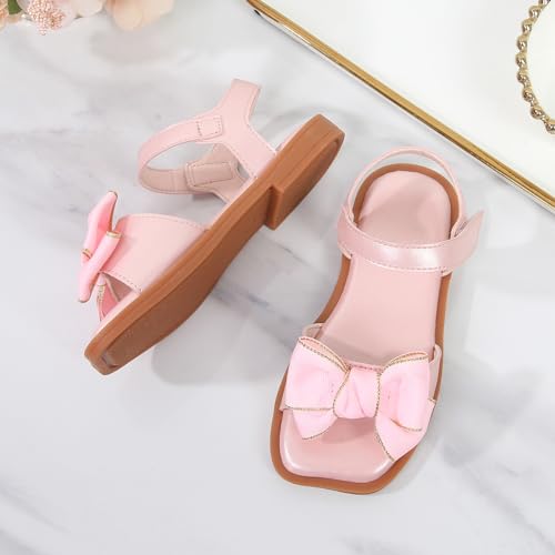 Duo Mei Zhu Yuan Preschool Children's Sandals Comfortable High end Summer Outdoor Leisure Beach Shoes with Bow Knot Non slip Rubber Sole Children's Sandals2