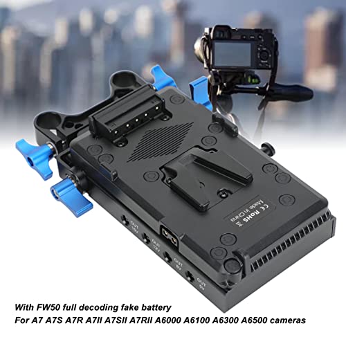 Batería Simulada FW50 y Placa V Lock para Vídeo en Exteriores 7