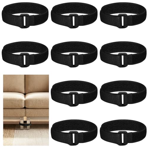 Tucnoeu 10PCS Sectional Couch Connectors, Universal Couch Connectors, Couchs Clamps