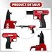 FVSCM Low Velocity Powder Actuated Tool FV-307S, .22 cal Single Shot(Upgraded) for wood/steel to steel/concrete/masory joint fastening