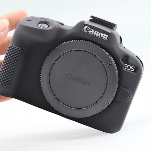 Funda de silicona para cámara Canon EOS R50 negro miniatura 6