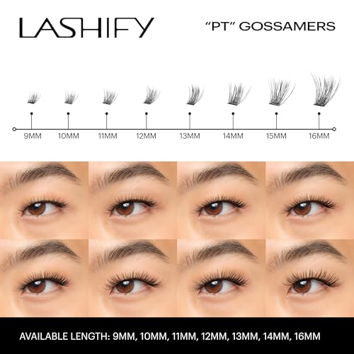 Lashify Plushy Tame 16mm Gossamer Lashes in Black, Easy DIY False Lashes for a Voluminous Yet Still Natural Look by Lashify - Used condition - Image 4