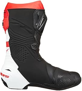 Alpinestars] Motorcycle Boots Black/White/Red 28.5 cm : Amazon.com 