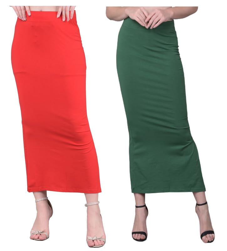 Image of Comfort Lady Women Cotton Blend Saree Shapewear /Saree Shapers Underskirt /Saree Petticoat