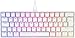 Corsair K65 RGB MINI 60% Mechanische Gaming-Tastatur (Anpassbare RGB-Beleuchtung einzelner Tasten, Mechanische CHERRY MX SPEED-Tasten, PBT-Double-Shot-Tastenkappen, AXON-Technologie) QWERTZ, Weiß