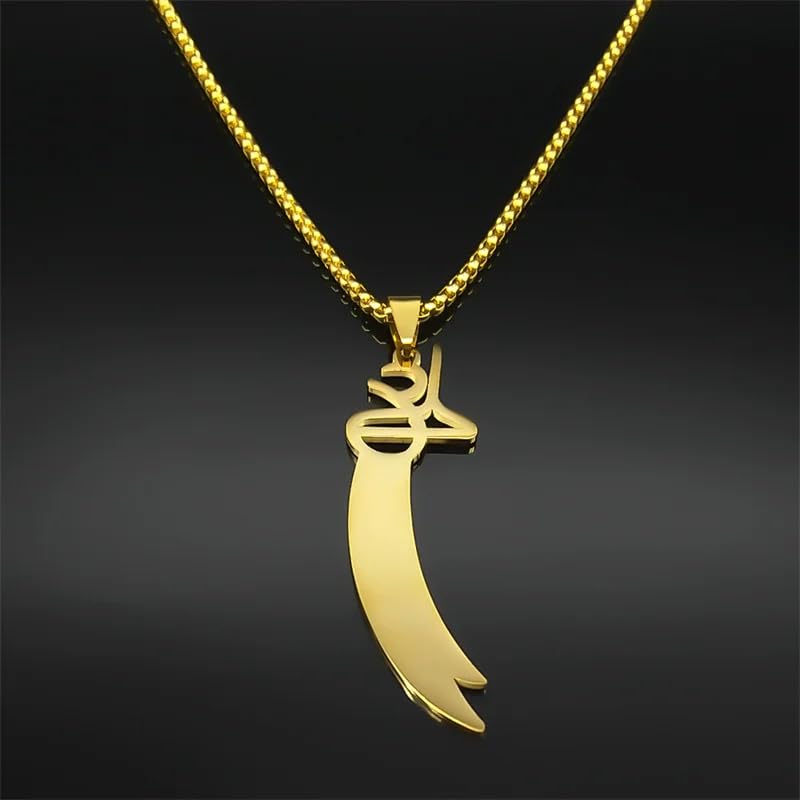 Pendentif islamique amulette-poignard en argent parfaire votre look Halloween