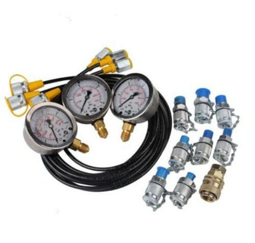 Excavator Hydraulic Pressure Gauge Diagnostic Test for Excavator Kit
