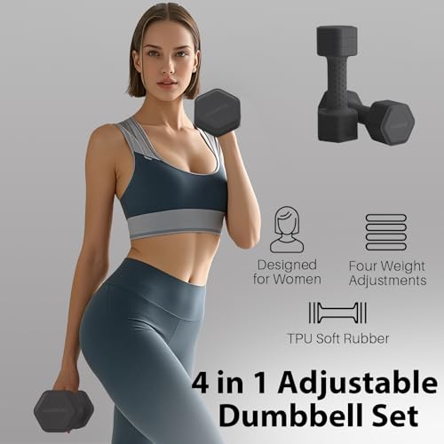 Set of 2 Adjustable Dumbbells 50lbs