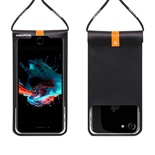 Universal Waterproof Phone Pouch for iPhone Xs, XS Max, XR, 8 Plus, 8, 7 Plus, 7, Samsung Galaxy S10 Plus, S9, Note 9, S8, Note 8 Cellphone Water Dry Bag up to 6.5 Inch