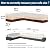 Westblue Outdoor Sectional Cover Patio Furniture Covers Waterproof Rip-Stop Anti-UV 600D Heavy Duty Couch Sofa Cover with 3 Air Vent (Beige & Reddish Brown, L-shaped 90"x120")