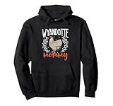 Tu es un amoureux des poules ? Associé au slogan ''Wyandotte Mommy'', ce design est parfait pour les hommes qui aiment les Wyandottes.