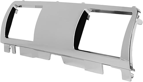 CTW Moldura de ventilación de aire acondicionado para lado del pasajero de plástico cromado. Se adapta a 2014-2023 compatible con Kenworth T680 T880