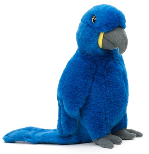Uni-Toys - Pappagallo (blu) - 25 cm (altezza) - Peluche