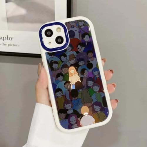 Image of PEEPERLY Back Cover Case for iPhone 13 Pro Max Soft TPU, Shockproof Protective Key to Love Couple Phone Case for Girls & Women(White)