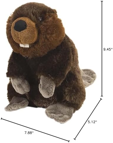 Wild Republic Beaver Plush, Stuffed Animal, Plush Toy, Gifts for Kids, Cuddlekins 8 Inches,Multi image 5