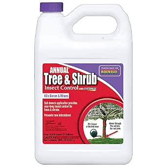 Bonide Annual Tree & Shrub Insect Control with Systemaxx – 128 oz Concentrate