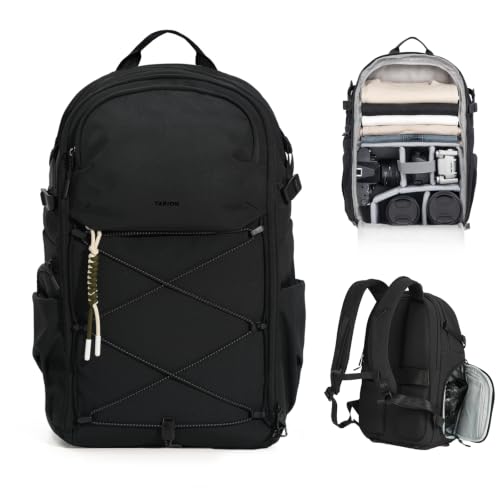 TARION Mochila Ligera Fotografia Camera Backpack para Reflex Fotos Negro