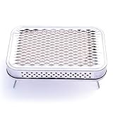 clarissa キャングリル 炭付き 次世代グリル (1～3人用 / コンパクト/使い捨て) バーベキューグリル キャンプ コンロ (軽量 / 3秒着火 / 折り畳み式)