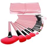 Kit 24 Pincéis Maquiagem Estojo Premium Pincel Profissional