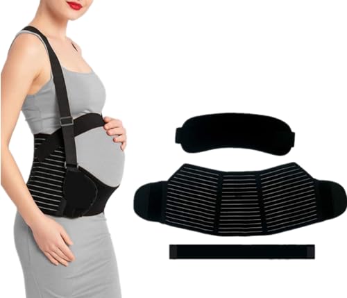Faja de embarazo soporte abdominal y lumbar ajustable miniatura 1