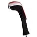 Andux 2pcs/Pack Long Neck Golf Hybrid Club Head Covers Interchangeable No. Tag CTMT-02 Red