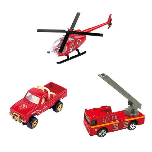 Amazon | 友愛玩具 ミニカー消防車セット TY-0105A | ミニカー・ダイ