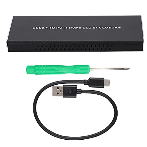 Caja Externa Metal M.2 NVME a USB 3.1 para SSD miniatura 1