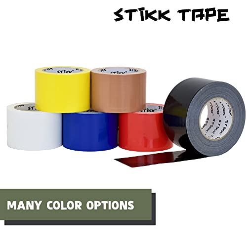 Image of STIKK Duct Tape - Olive Drab Green Duck Tape - 3 inch x 25 Yards - Heavy Duty Tape for Repairs, Household Projects - for Commercial HVAC and Construction - Effective Heavy Duty Waterproof Duct Tape