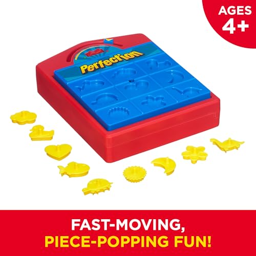 image for Hasbro Gaming Perfection Game for Kids | Popping Shapes and Pieces | P