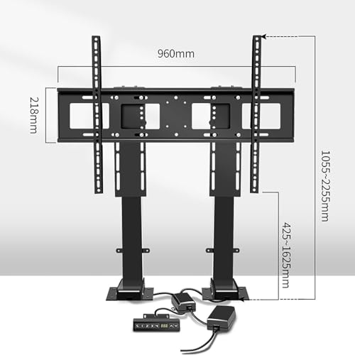 Soporte elevador eléctrico para TV con control remoto miniatura 2