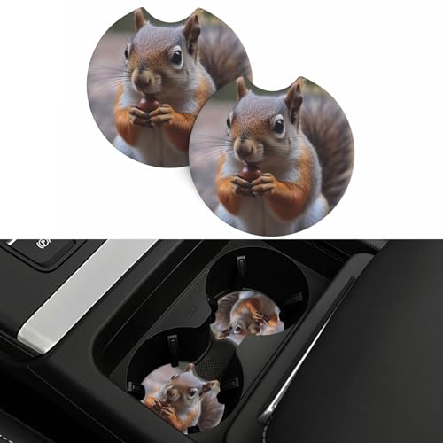 Portavasos para carro 2 piezas negro neopreno miniatura 7