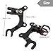 ZUDKSUY 2 Pcs Brake Bracket Adapter 22mm Bicycle Disc Brake Adapter Disc Brake Bracket Converter Mount for Mountain Bikes and Road Bikes Modification Brake Bracket Frame Adapter Mounting Holder