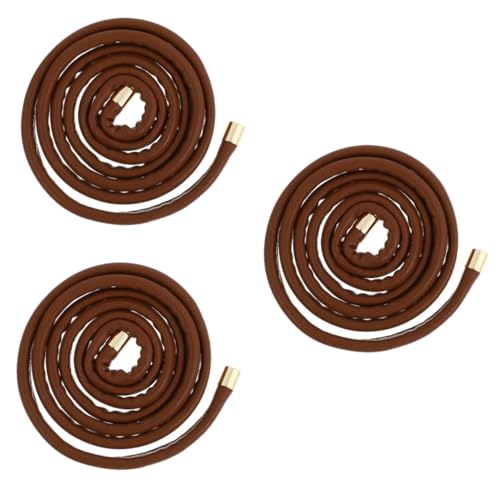 Beatifufu 3piezas Cinta Para Cabello Ajustable De Pu Cuero Alambre Banda Para Coleta y Accesorios Para Cabello
