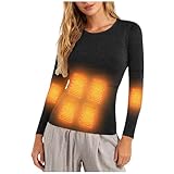 KHIRVWL sous-Vêtements Chauffants Femme, sous Pull Chauffant USB...