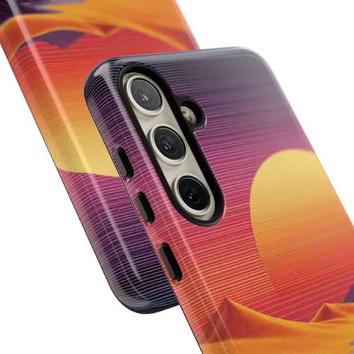 Coque Samsung S24 Plus coucher de soleil sable pour s'évader