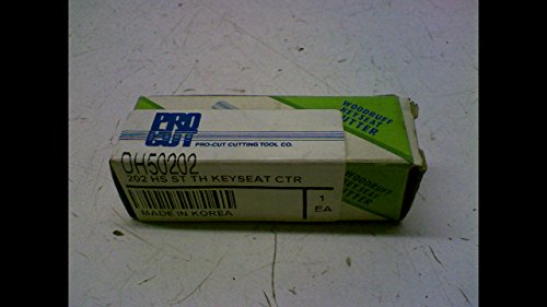 Pro-Cut Dh50202 Straight Teeth Keyseat Cutter 1/4 Inch Diameter Dh50202