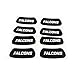 EyeBlack Falcons Team Sports Under Eye Sticker College/University, High School, Pro Football, Softball, Baseball, Community Sports, Little League Easy Stick and Peel 8 Strips (4 Pairs)