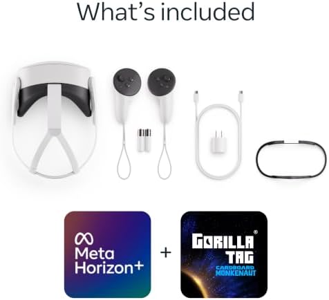 Meta Quest 3S 256GB | VR Without Wires — Gorilla Tag Cardboard Monkenaut Bundle — Amazon Exclusive—Access to 40+ Games with a 3-Month Trial of Meta Horizon+ Included — view 8