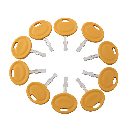 GZYF Ignition Starter Switch Key Part Number 625-05000 625-05002 925-2054A, 10PCS Ignition Key Replacement for MTD, for Cub Cadet, for Troy Bilt Lawn Mower