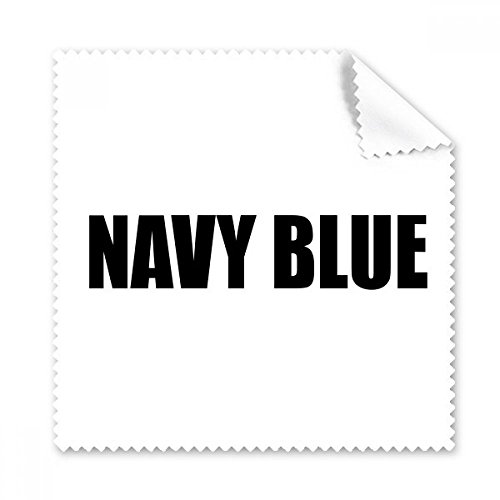 Chiffon de nettoyage tissu bleu marine et noir pour lunettes et écrans lot de 5