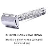 Parker Safety Razor 94R "Hefty" maszynka do golenia z podwójnymi krawędziami i 5 ostrzami klasy premium