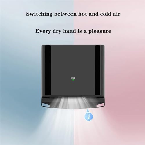 Secador de mano eléctrico para baño de hotel con sensor automático 3