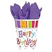 Produktbild amscan 8 Papierbecher Radiant Birthday, 266 ml, Mehrfarbig