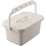 山崎産業(Yamazaki Sangyo) バケツ Satto ホワイト 収納 お掃除 135097