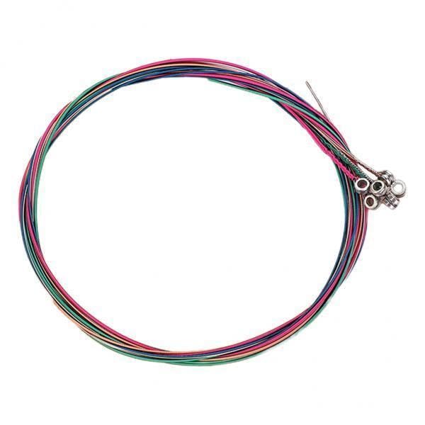 ATORSE 2xPack of 6 Guitar Steel Strings Replacement Light Tension Corrosion Resistant colorful-picture-14
