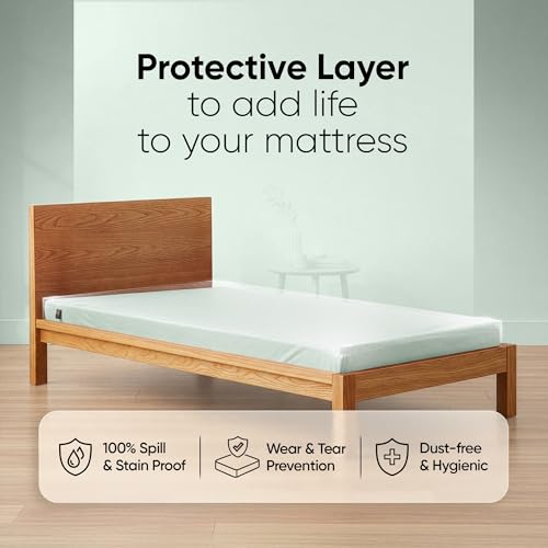Image of Frido Bamboo Waterproof Mattress Protector for King Beds (78 x 72 Inch), Soft Bamboo Terry Comfort, Cooling Breathable & Noiseless Mattress Cover, Fit for Mattresses Up to 10 Inches (Sage Green)