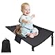 Airplane Kids Bed,Flugzeug Sitzverlängerung Kinder,Kinderbett Flugzeug,Airplane Bed for Kids,Fußstütze für Flugzeug Kinder,Kleinkinder Tragbare Fußstütze,für Kurzstreckenflugreisen (Schwarz)