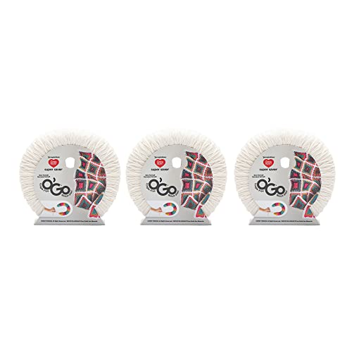 Red Heart Super Saver O'Go White Yarn - 3 Pack of 198g/7oz - Acrylic - 4 Medium (Worsted) - 364 Yards - Knitting/Crochet