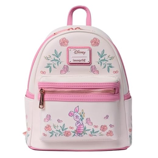 Piglet Floral Print Mini Backpack Handbag