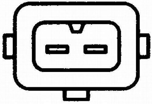 Sensore Temperatura Aria Aspirata HELLA - 2 Poli, Per Ford Fiesta E Altri Modelli